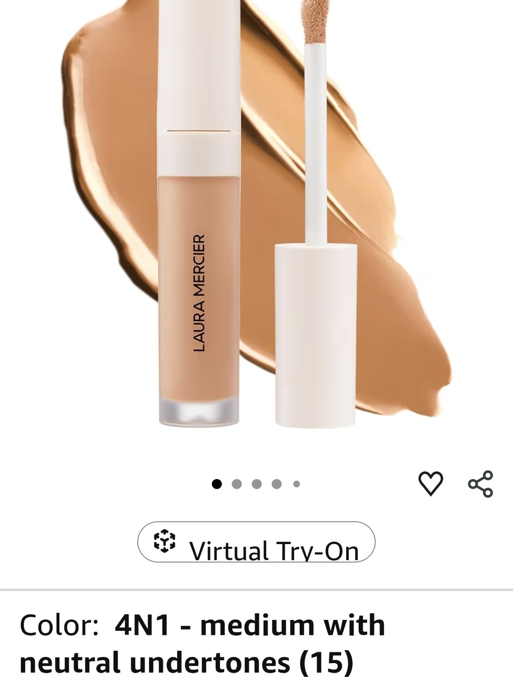 laura mercier Concealer Stick — 4N1 Medium Neutral Shade (Warm Tan)